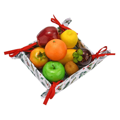 Organic Cotton Bread Bag and Basket for Home Decor