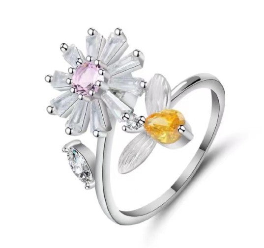 Flower Anxiety Ring