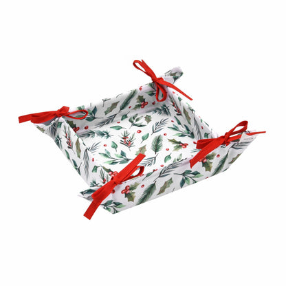 Organic Cotton Bread Bag and Basket for Home Decor