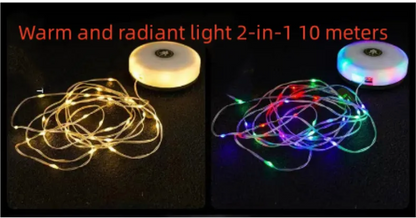 Camping Lantern Rechargeable String Light