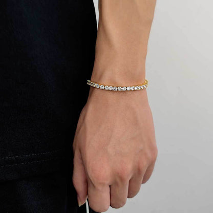 Single Row Diamond Tennis Chain