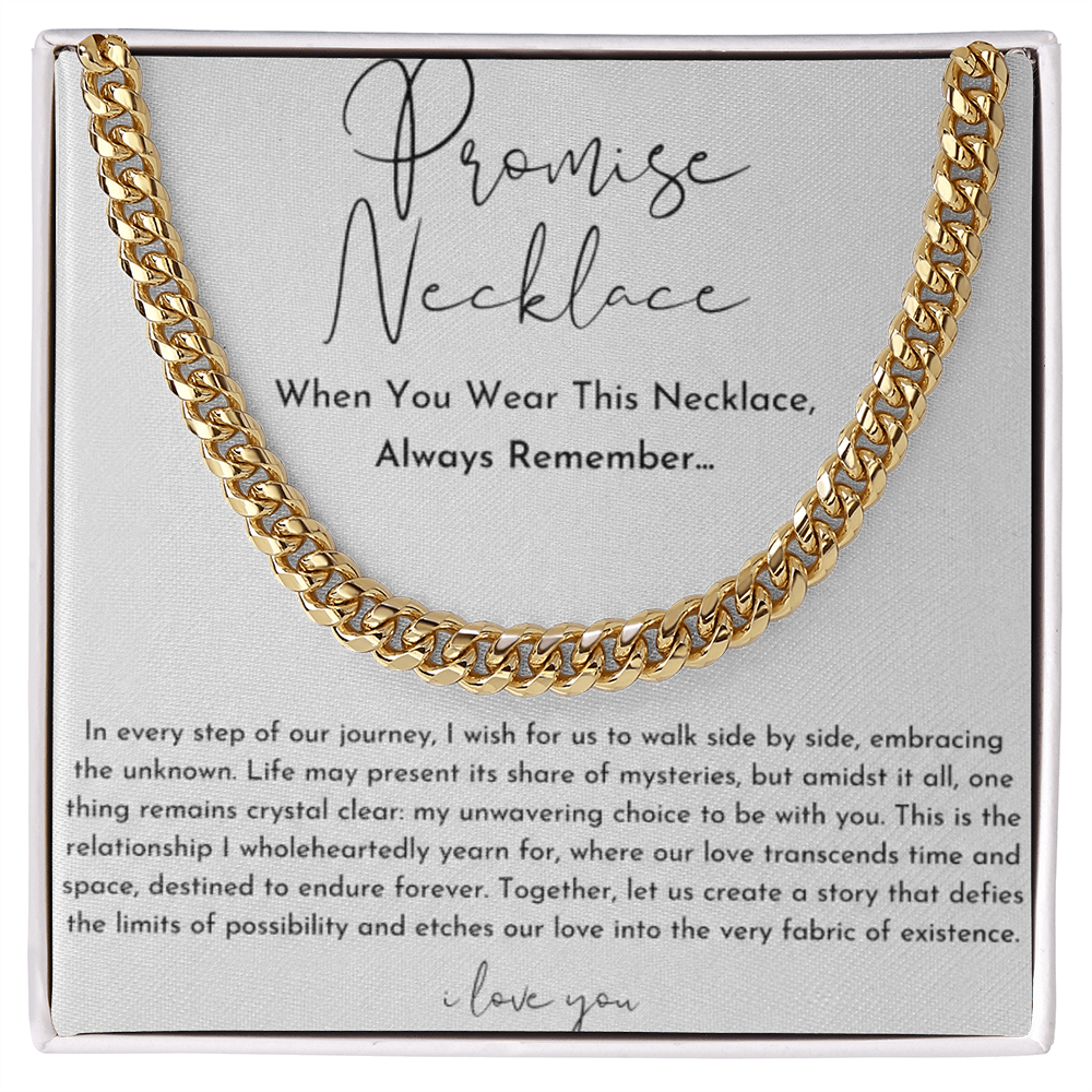 Cuban Link Chain Necklace - To My Boyfriend