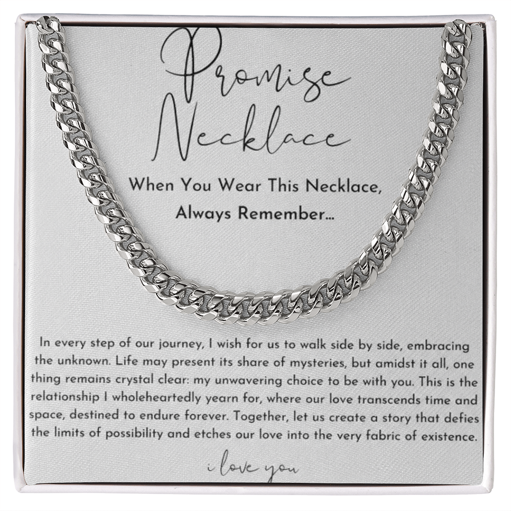Cuban Link Chain Necklace - To My Boyfriend