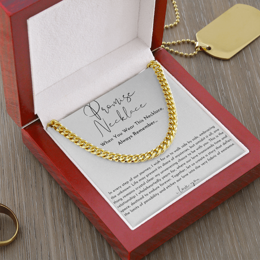 Cuban Link Chain Necklace - To My Boyfriend