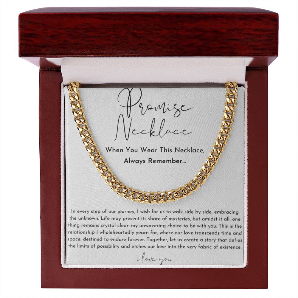 Cuban Link Chain Necklace - To My Boyfriend