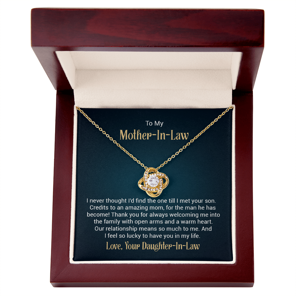 Love Knot Necklace - To My Mother-in-Law