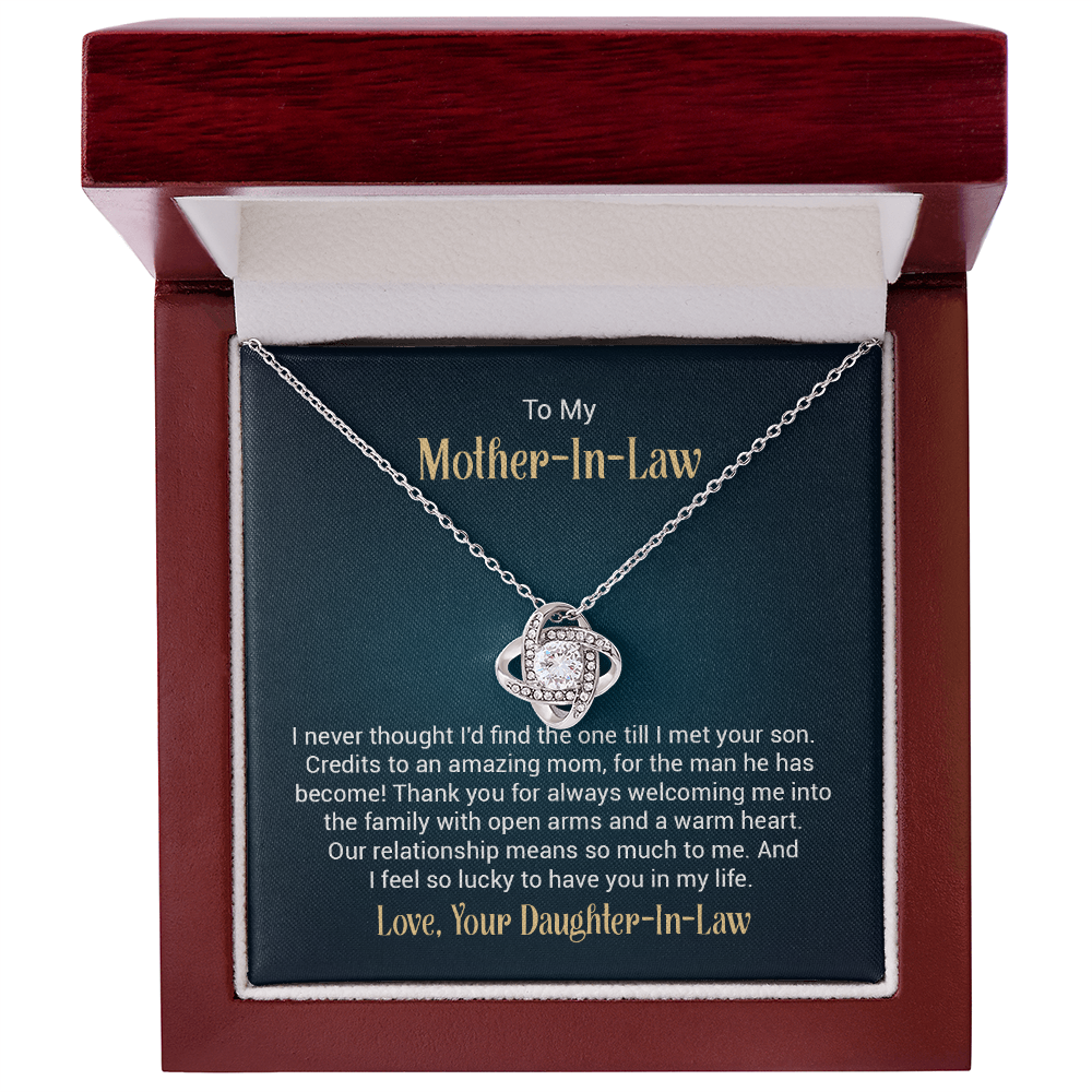 Love Knot Necklace - To My Mother-in-Law