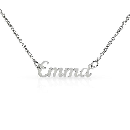 Classic Style Custom Name Necklace