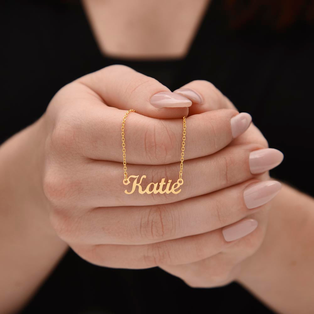 Classic Style Custom Name Necklace