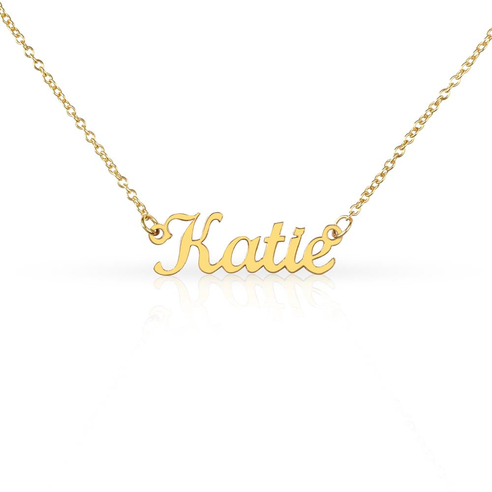 Classic Style Custom Name Necklace