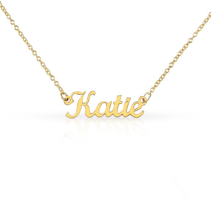 Classic Style Custom Name Necklace