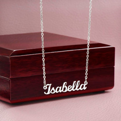 Classic Style Custom Name Necklace